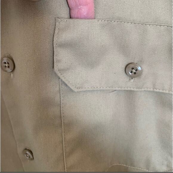 Dickies button down shirt EUC size 18-18.5 32/33. - Picture 3 of 6